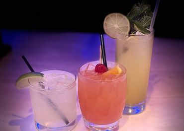 A trio of colorful mock tails