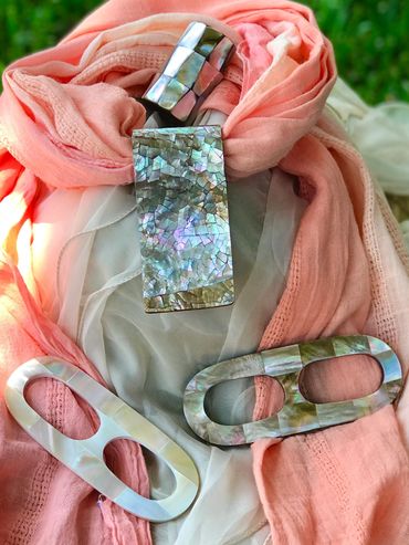 Mother of Pearl Scarf Accessories