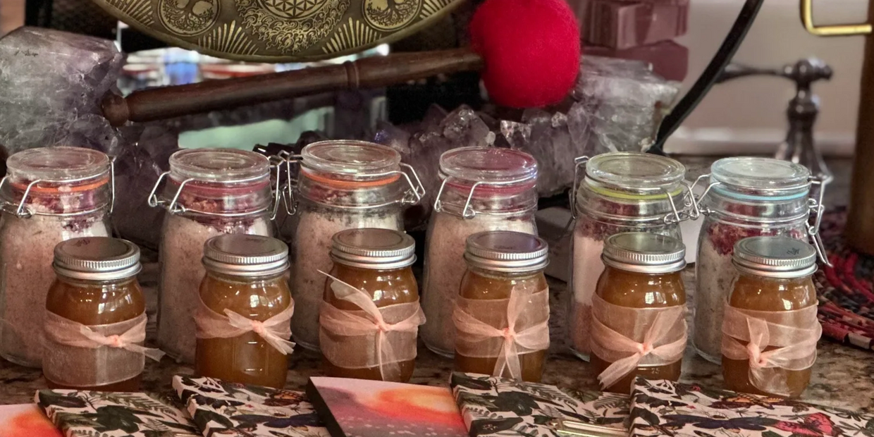 Honey, Salt, and Sound for a Roots&Petals Sacred Sisterhood Gathering