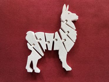 3D printed llama