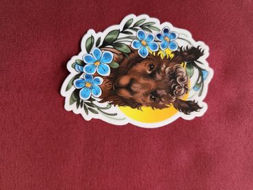 Brown Llama sticker