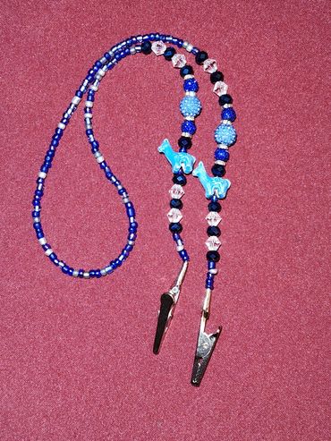 Dark Blue with blue llamas