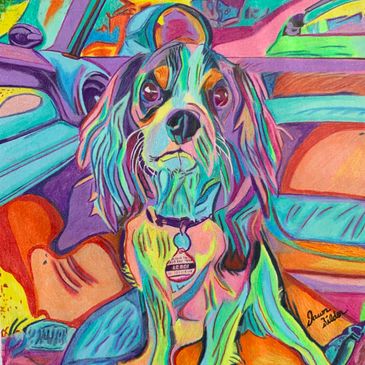 Cavalier King Charles Spaniel Art
