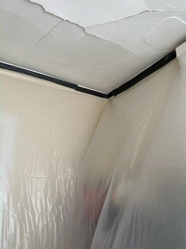 Ceiling damage restoration