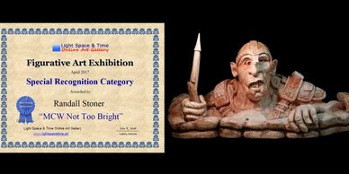 Not Too Bright - Woodcarvings by Randall Stoner, aka Madcarver