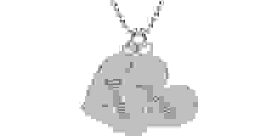 Necklace customised personalised name engraving logo