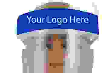 face shield, branded, logo, PPE