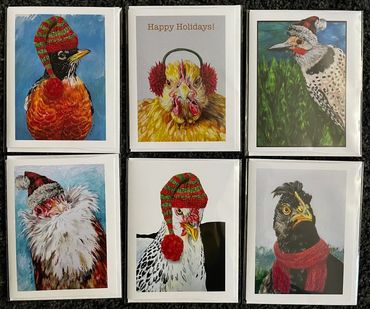 These are my holiday cards from 2021. I have new ones added each year.