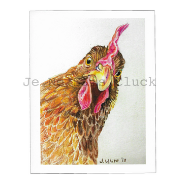 This is my chicken portrait of Peepen.