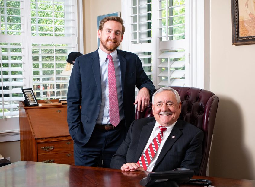 Attorneys Taft Hughes and John V. Lee, Lee and Hughes LLC