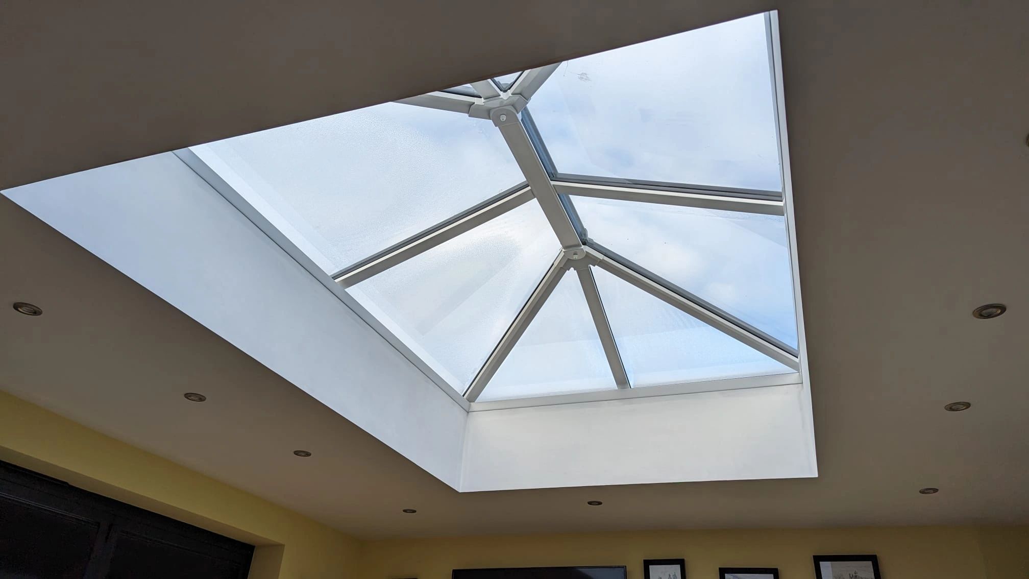 New extension with lantern to allow extra natural light into the space.