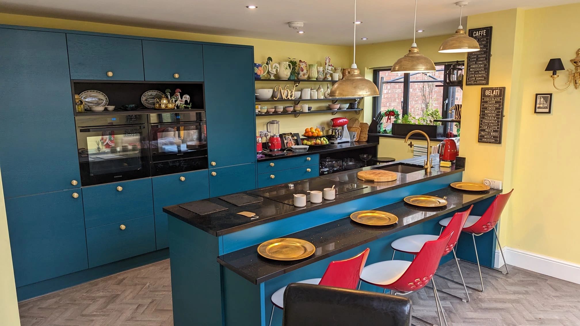 Kitchen in new single storey extension.