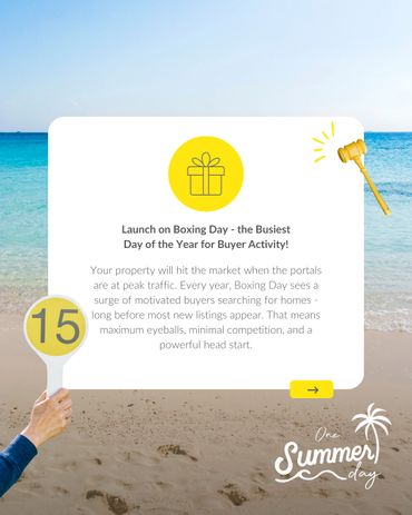 Boxing Day launch promises peak buyer activity and minimal competition for your property listing.