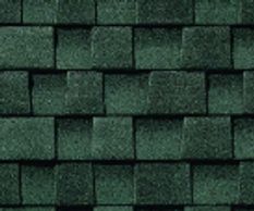 Hunter Green: GAF Hunter Green shingles in deep green tones, evoking the beauty of forests.
