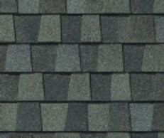 Nantucket Morning: GAF Nantucket Morning shingles in soft grays and weathered tones, like a sunrise.