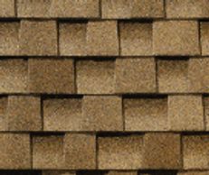 Shakewood: GAF Shakewood shingles in warm brown and tan shades, inspired by natural wood tones.