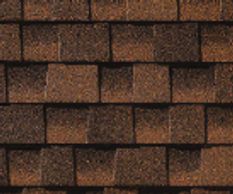 Hickory: GAF Hickory shingles in warm brown with deep undertones for a classic, inviting look.