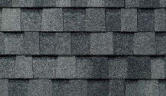 TAMKO Heritage shingles in Shadow Grey, featuring a sleek, modern look with cool tones.