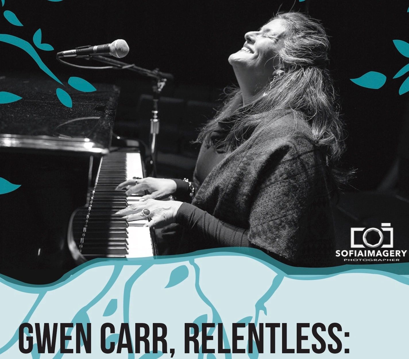 Gwen Leaffe Carr performing her one woman show " Relentless"