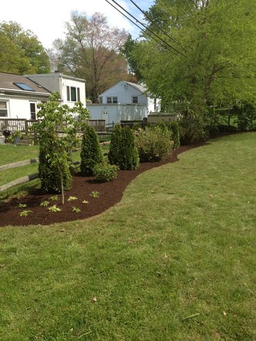 West Chester New Bed Landscaping