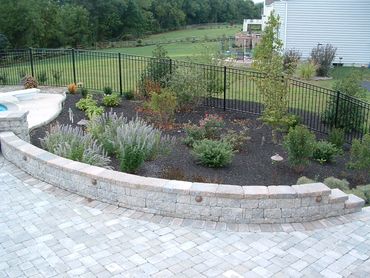 Lincoln University Raised Patio, Seat wall, Landscaping and Lincoln University Retaining wall, patio