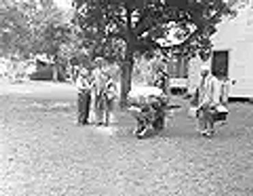Three men ready to take a fishing trip - Odulund Island, Florida