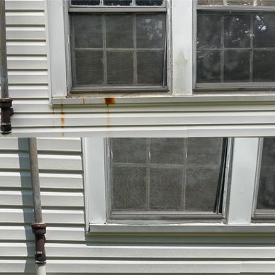 Pressure washing, rust stain removal, exterior cleaning