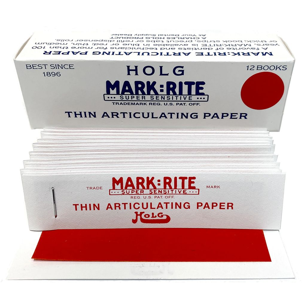 Holg MARK:RITE Articulating paper Red Thin Books