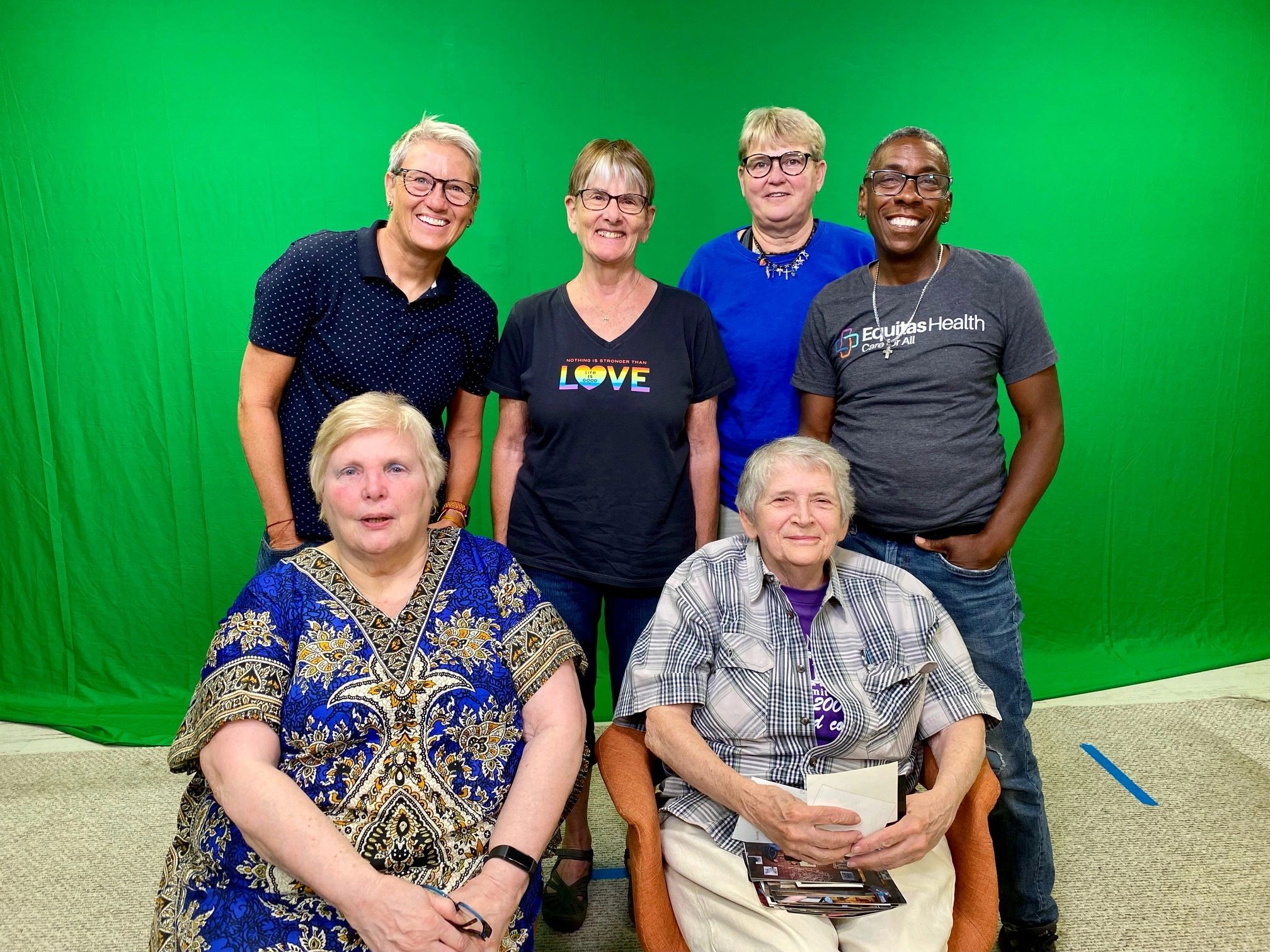 Six people who are part of the documentary film.