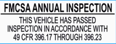 DOT inspection