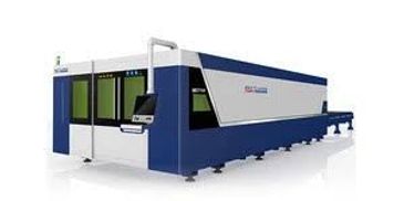 Industrial laser cutting machine by HAN'S LASER.