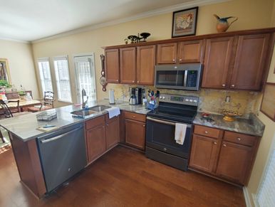 kitchen cabinets and appliances