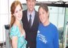On the set of Disneys Enchanted with Amy Adams and Patrick Dempsy