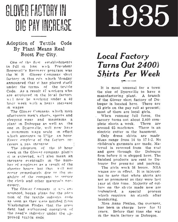 historic and vintage sewing factory dyersville iowa textile brewing company