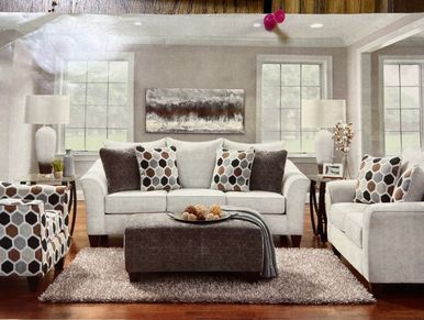 3 pcs sofa loveseat accent chairs $1,399.95