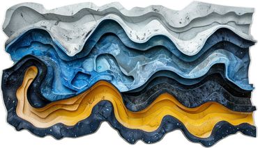 Capas de color
• Tonos vivos
• Ilusión de profundidad
• Movimiento en arte
• Decoración moderna
• Galerías y museos
• Sofisticación visual
• Inspiración