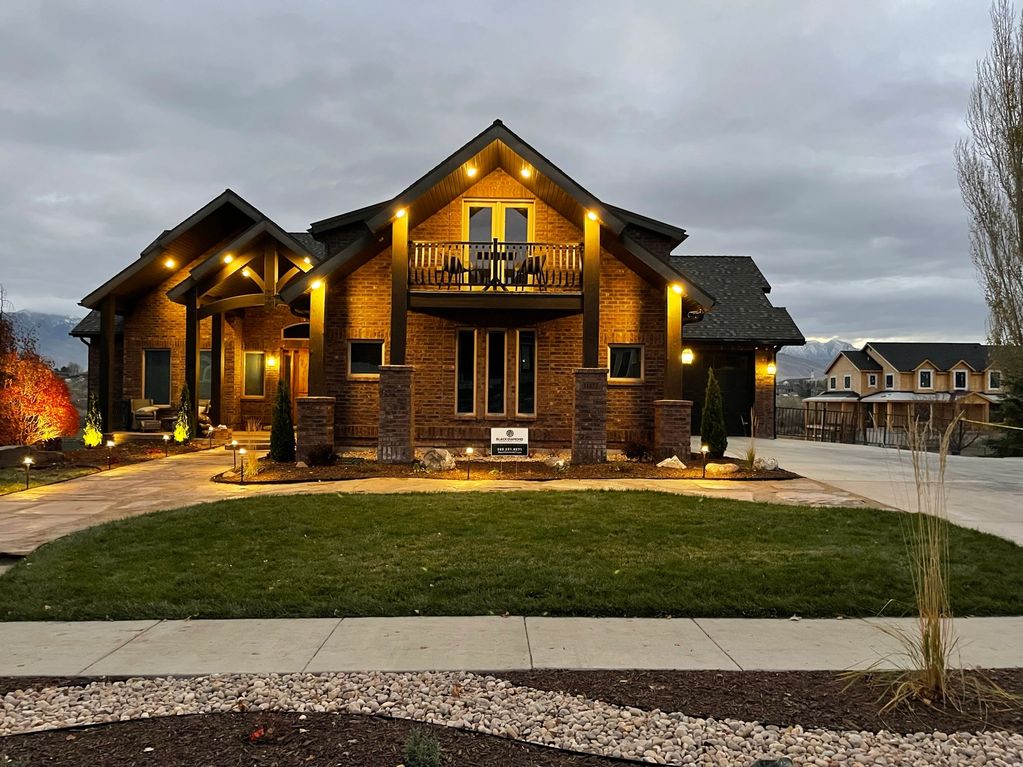 Exterior lighting will illuminate your entire home and create a grand entry experience.