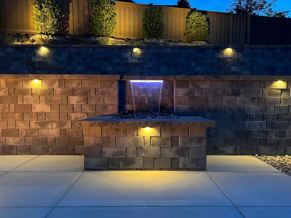 Stunning custom water feature