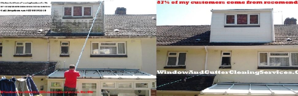 Affordable free Quotes No VAT fully insured Window & gutter cleaning Poole Bournemouth