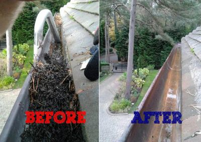 GUTTER  DOWNPIPE CLEARANCE