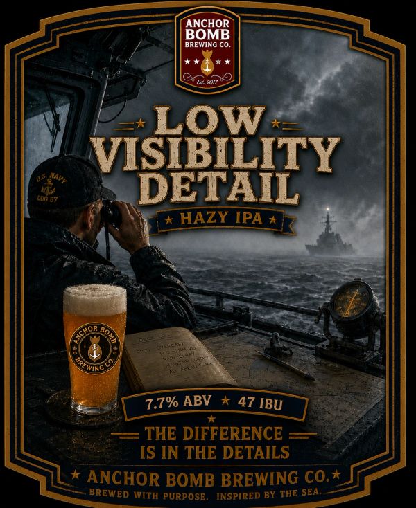 Low Visibility Detail is a smooth, juicy hazy IPA crafted through years of refinement and inspired b