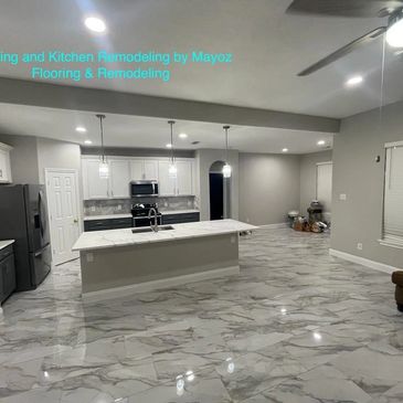Porcelain Tile flooring