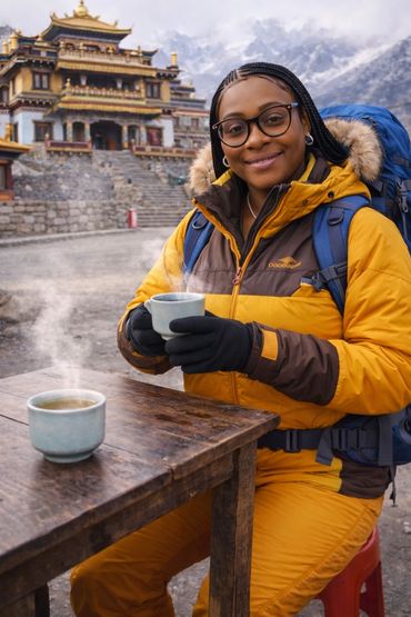 TAKING A BREAK, TAKING IN THE VIEW