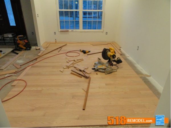 Installing new hardwood floor