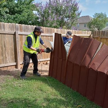 Demolition Services in Austin, TX. Services include Shed Removal, Hot Tub Removal, Swing Set Removal