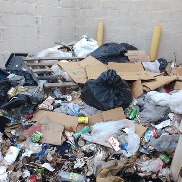 Dumpster Trash Clean Up in Austin, TX