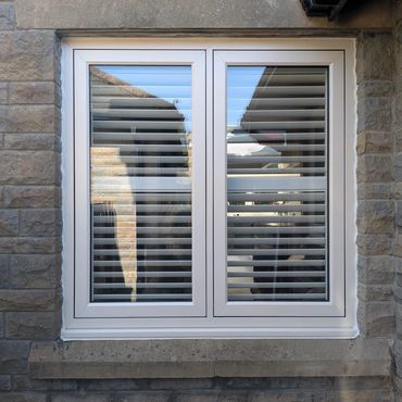 REHAU Cream welded Flush Fit made at Fenster Trade Frames Bury image Mitchell & Davis Construction