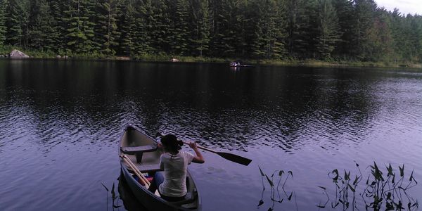 Canoeing at Deacon Escarpment