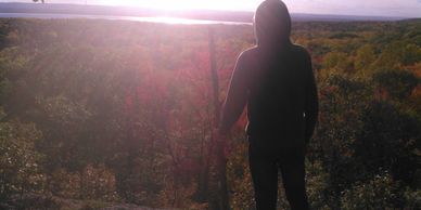 Early fall view at Deacon Escarpment