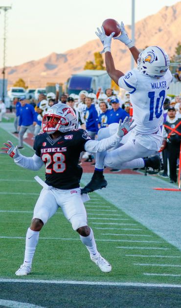 Touchdown catch! #10 Walker San Jose State nov 2019